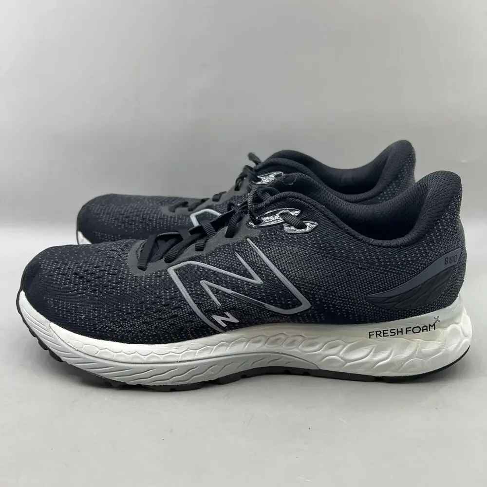 New Balance Fresh Foam 880 v12 Running Shoes Men's 10.5 Black Comfort Sneakers